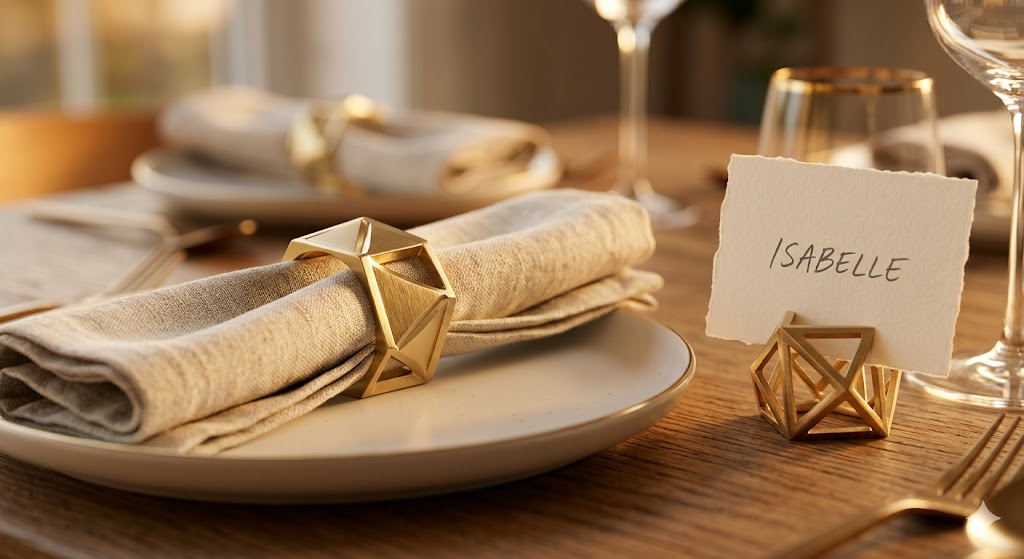 Custom Napkin Rings & Place Holders